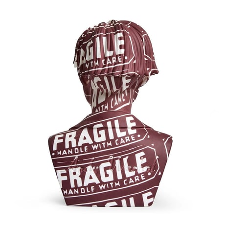 Andy Warhol 12" Bust Vinyl Art Sculpture - Fragile Edition