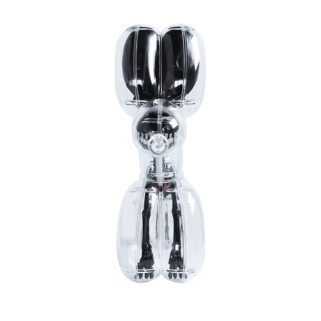 Metallic Black Balloon Dog Anatomy by Jason Freeny