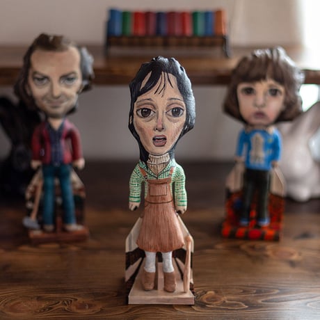 Torrance family of "The Shining" art doll by dddalina