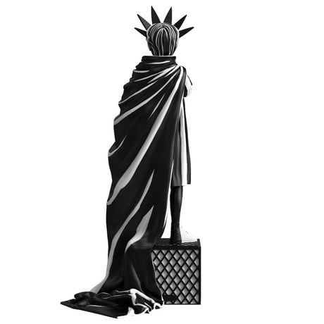 Banksy's Liberty Girl by Brandalised