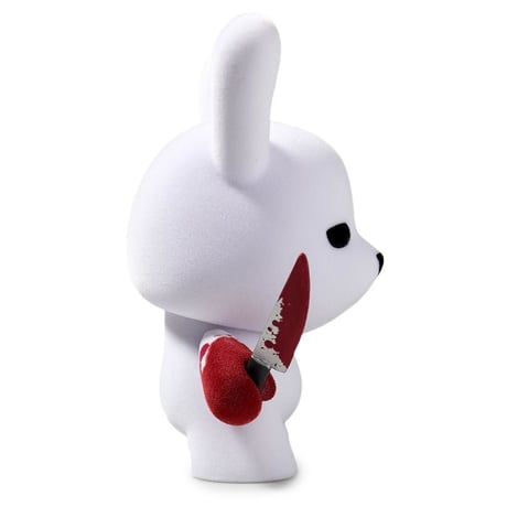 Wannabe 5” Flocked Dunny Art Figure by Luke Chueh