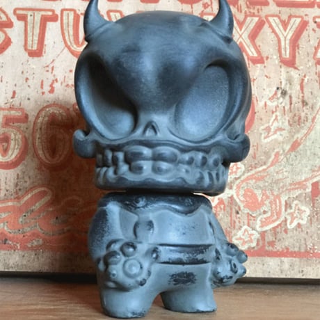 Black Oxide Baby Skull Demon by Brandt Peters