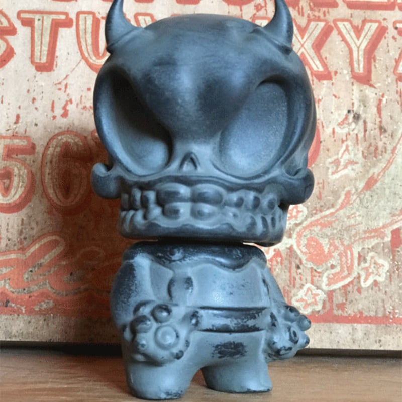 Black Oxide Baby Skull Demon by Brandt Peters |