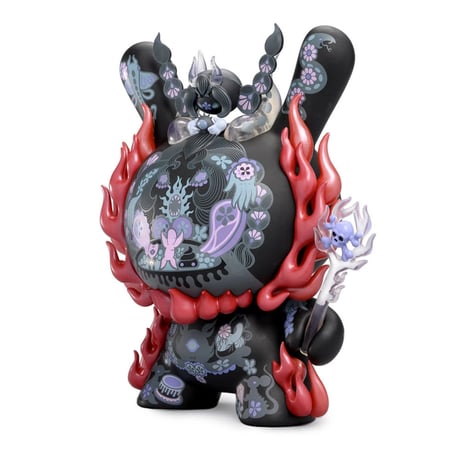 parallel import / La Flamme 8-inch Dunny Black Edition