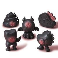 Junkonotomo Dark Grey and Red edition Set of 5 by Junko Mizuno