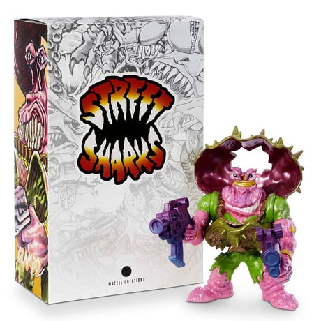 Street Sharks Clambo Figur by Alton Takeyasu and Bill Benecke