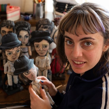 Alex DeLarge of "Clock Work Orange" art doll by dddalina