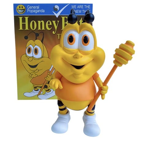 Honey Butt the Obese Bee by Ron English