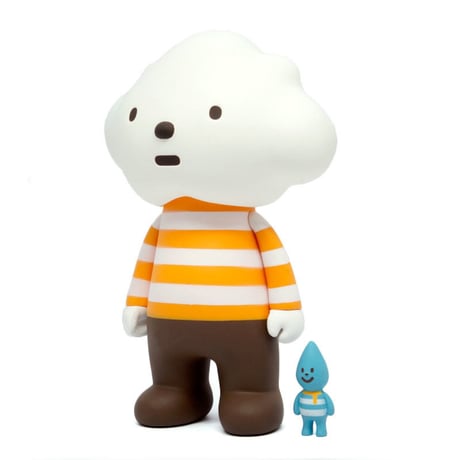 Mr. White Cloud with Little Raindrop