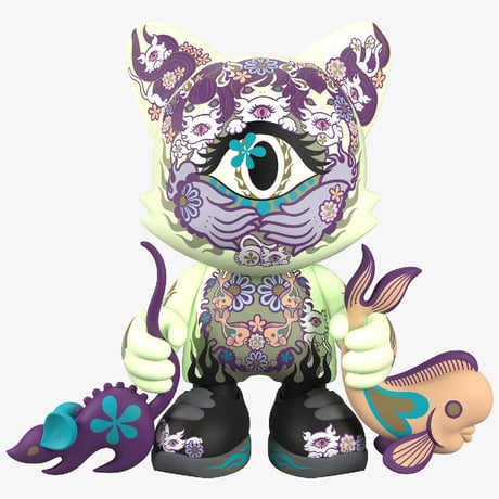 Ailurophile Glow SuperJanky by Junko Mizuno