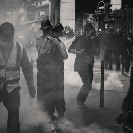 Banksy's Kissing Coppers by Brandalised