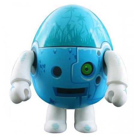 8" Egg Qee Terrarium Keeper by Jeff Soto