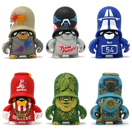 4" Teddy Troops 2.0  by Flying Fortress (6 regular set)