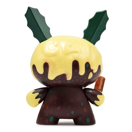 Christmas Pudding 3" Dunny by Kronk