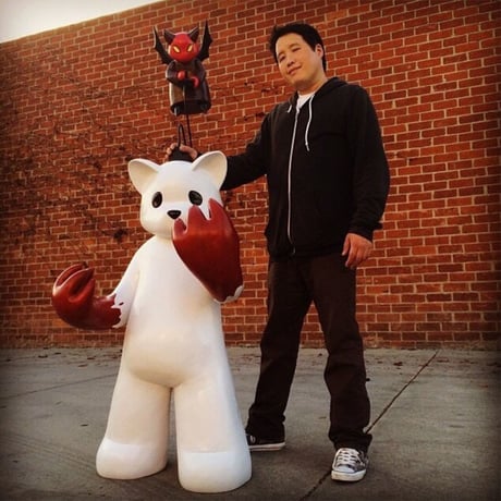 Wannabe 5” Flocked Dunny Art Figure by Luke Chueh