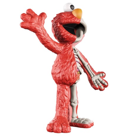 Sesame Street - Anatomical Elmo by Jason Freeny