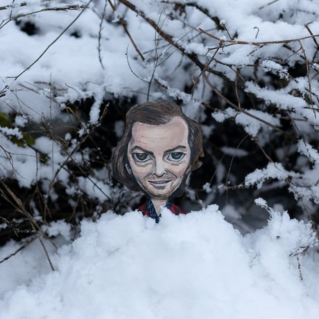Torrance family of "The Shining" art doll by dddalina