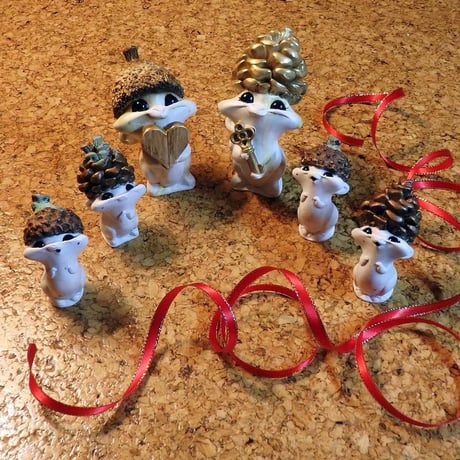White Xmas Seedlings by Lyla Warren