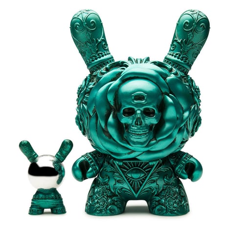 Arcane Divination The Clairvoyant 8" Dunny - Teal by J*RYU