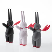 mr clement sofubi sculpture / a vulgar statement chapter 2: set of matte wbg version