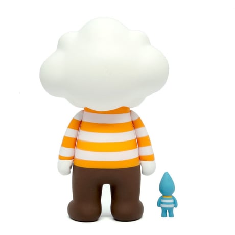 Mr. White Cloud with Little Raindrop