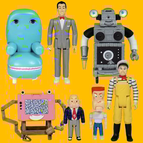 PEE WEE ピーウィーのプレイハウス コンキー マジック スクリーン プテリ Pee-Wees Playhouse: Magic Screen - 3 In Action Figure