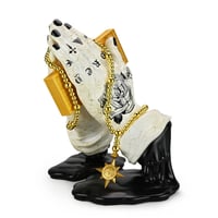 Let Us Prey 10" Vinyl Art Figure by Frank Kozik - Exclusive Tatted Marble Edition
