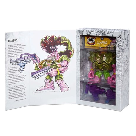 Street Sharks Clambo Figur by Alton Takeyasu and Bill Benecke