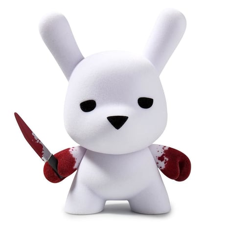 Wannabe 5” Flocked Dunny Art Figure by Luke Chueh