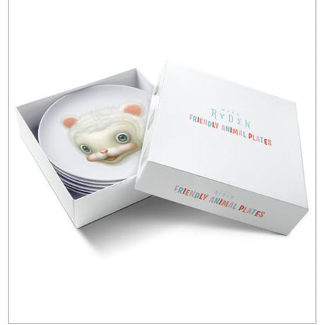 Friendly Animal Plates by Mark Ryden