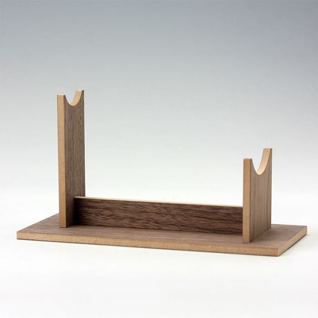 Piranha Prop Replica Model (Latex version) with walnut display stand
