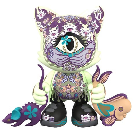 Ailurophile Glow SuperJanky by Junko Mizuno