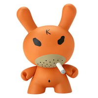 Hate - Orange 8" Dunny by Frank Kozik