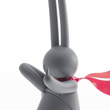 mr clement sofubi sculpture / a vulgar statement chapter 2: matte gray version