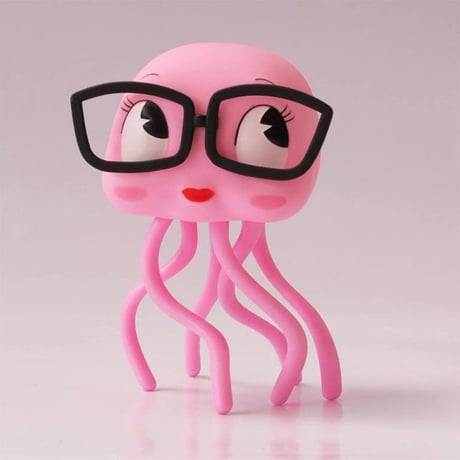 Aviva - the Pink and Curious Jellyfish by Ronen Lalena