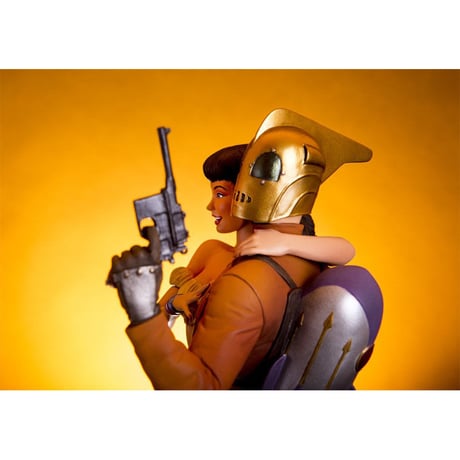Rocketeer and Betty Statue by Mondo Art Collection