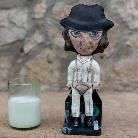 Alex DeLarge of "Clock Work Orange" art doll by dddalina