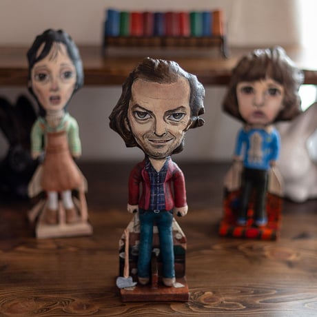 Torrance family of "The Shining" art doll by dddalina