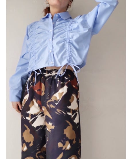 シャーリングショートシャツ