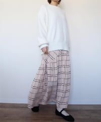 チェックティアードスカート
