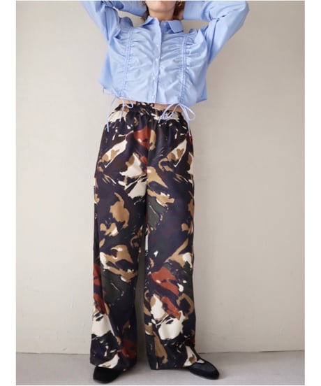 シャーリングショートシャツ