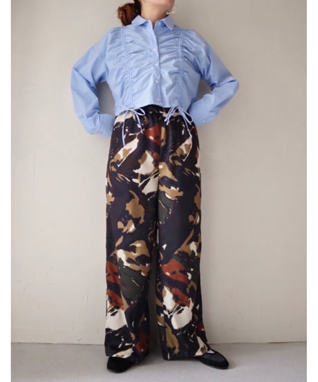 シャーリングショートシャツ