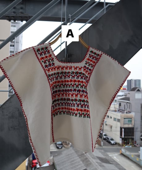 【Mexico】刺繍トップス