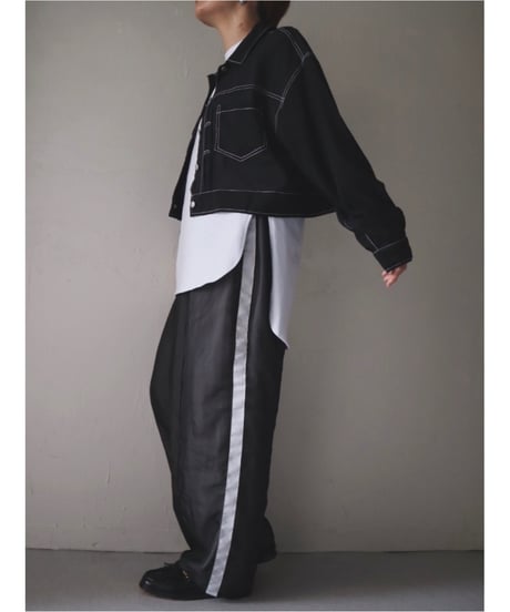 ロングフレンチスリーブトップス