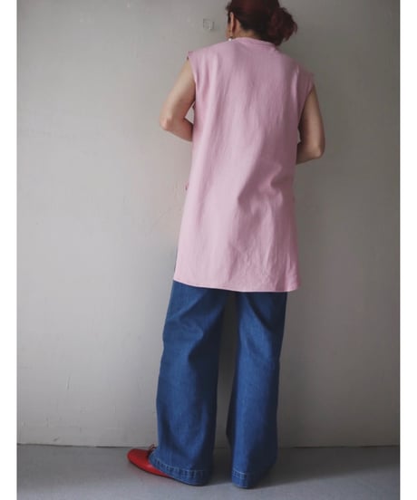 ロングフレンチスリーブトップス