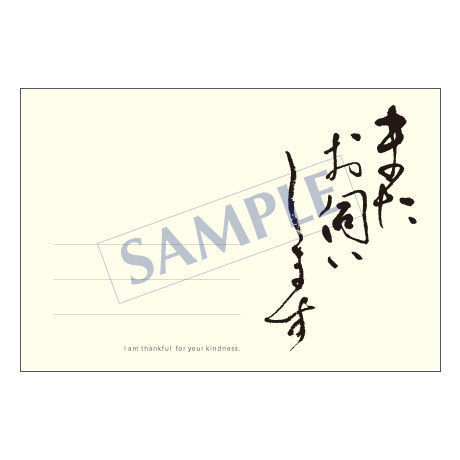 メッセージカード　出会い・感謝・お祝い・ご挨拶　04-0065　1セット（10枚）