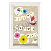 メッセージカード／バースデー／26-1101／1セット（10枚）