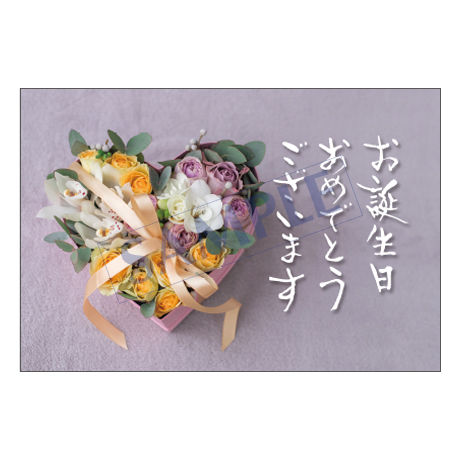 メッセージカード／バースデー／20-0921／1セット（10枚）