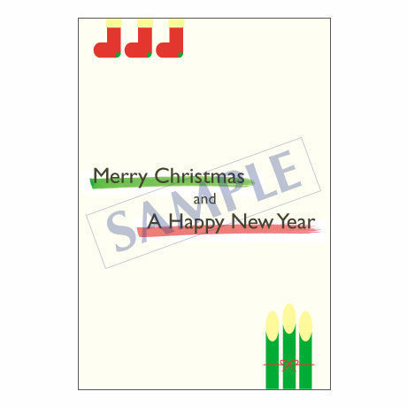 メッセージカード クリスマス 10-0486　1セット（10枚）