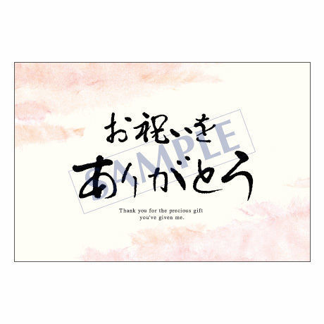 メッセージカード　出会い・感謝・お祝い・ご挨拶　08-0257　1セット（10枚）